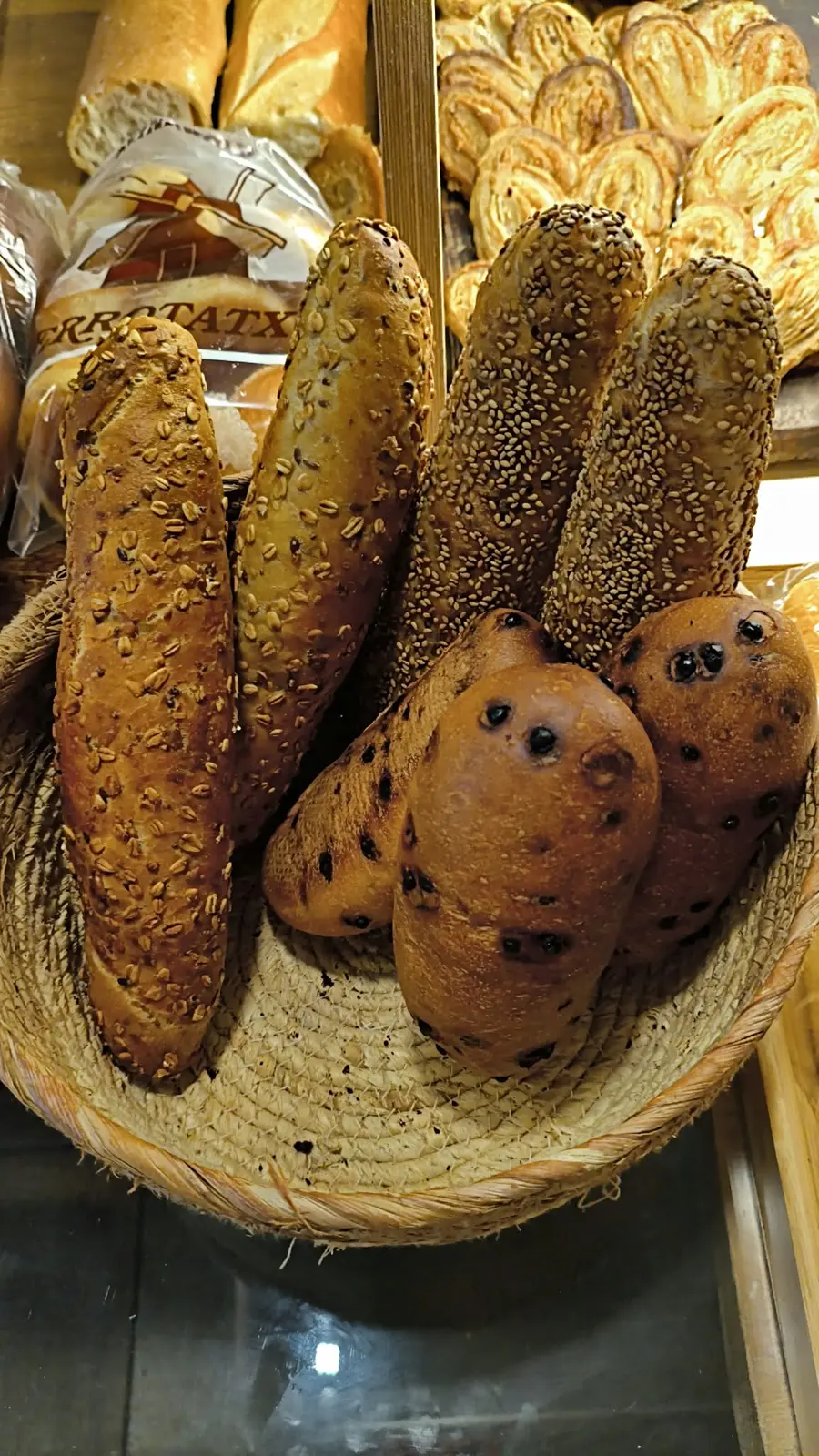 Pan de la panadería Errotatxo de Anoeta