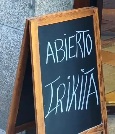 Abierto, en Andia Kalea